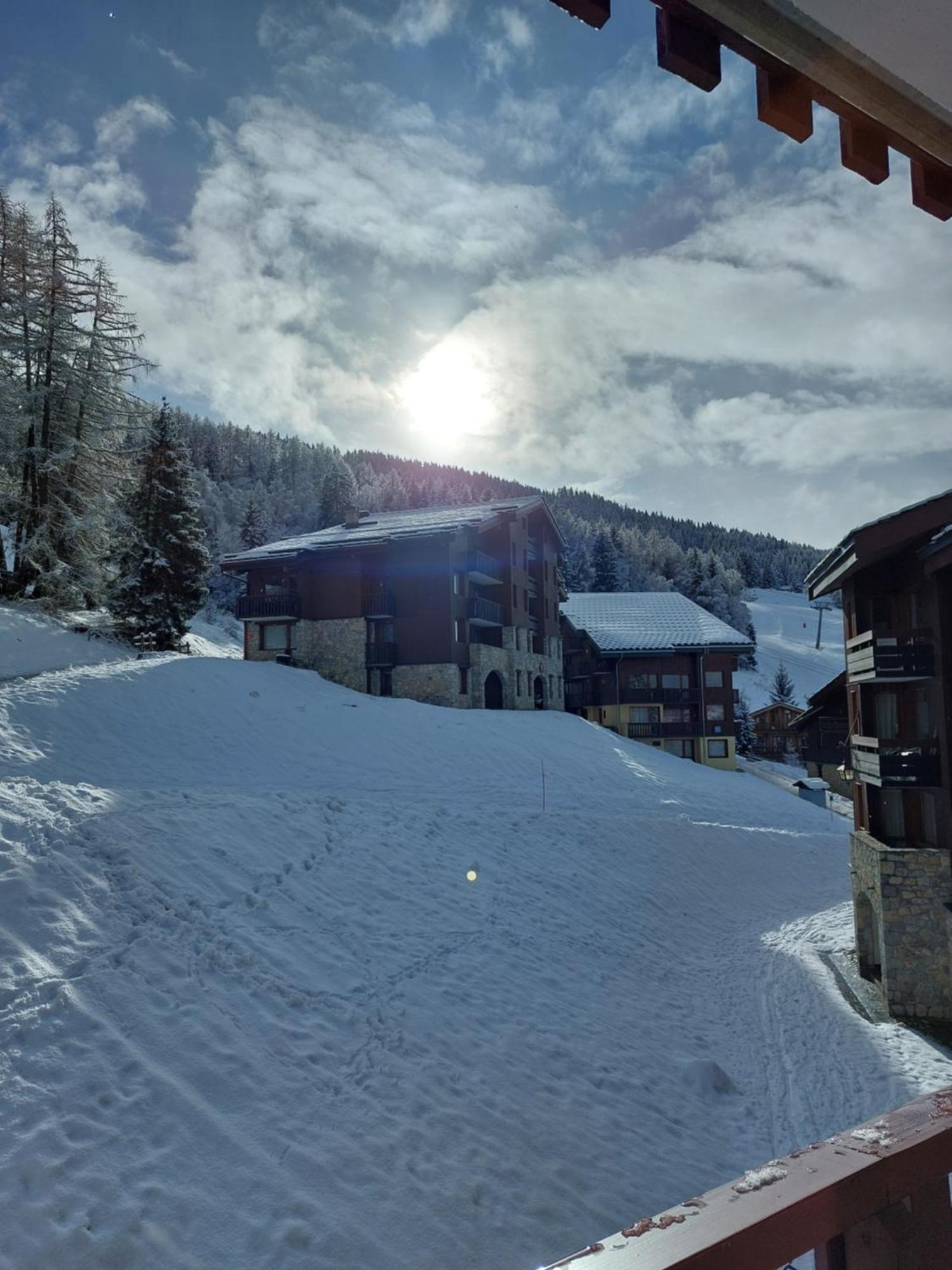 La Plagne Les Coches studio divisible ensoleillé Esterno foto